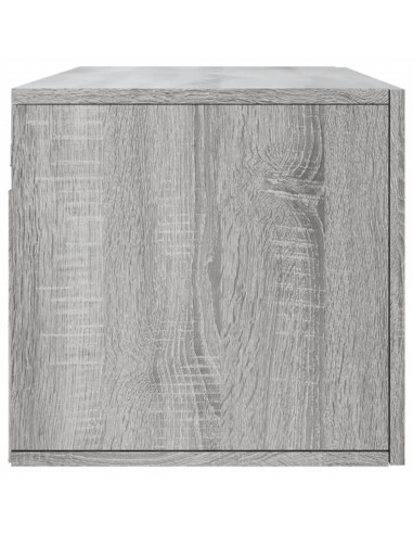 Mobile a Parete Grigio Sonoma 100x36,5x35 cm Legno Multistrato