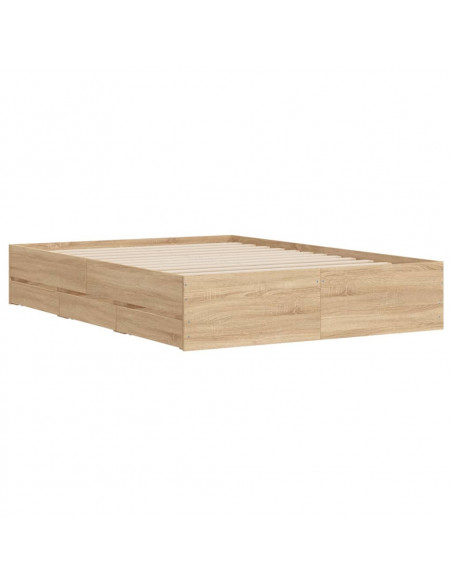Giroletto Cassetti Rovere Sonoma 120x190 cm Legno Multistrato