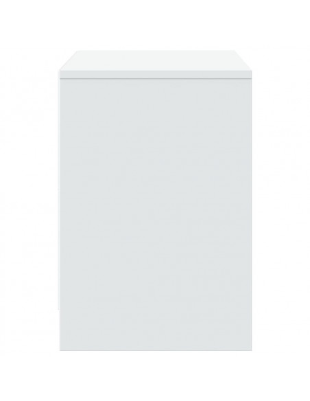 Mobile Porta TV con LED Bianco 100x34x50 cm in Truciolato