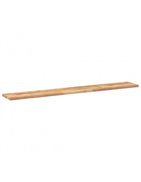 Ripiano a Parete 120x20x2cm Legno Massello Acacia Rifinito Olio