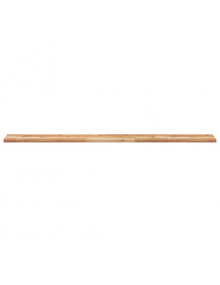 Ripiano a Parete 120x20x2cm Legno Massello Acacia Rifinito Olio