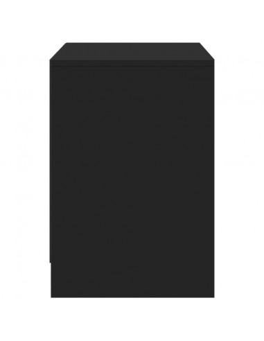 Mobile Porta TV con LED Nero 100x34x50 cm in Truciolato