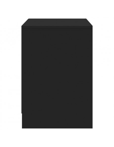 Mobile Porta TV con LED Nero 100x34x50 cm in Truciolato