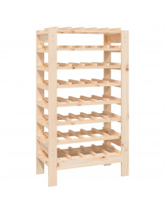 Portavini 61,5x30x107,5 cm in Legno Massello di Pino 2