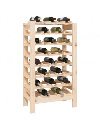 Portavini 61,5x30x107,5 cm in Legno Massello di Pino