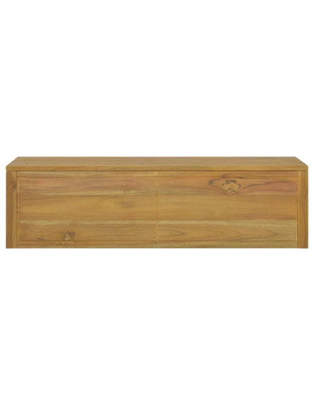 Mobile da Bagno a Parete 110x45x30 cm in Legno Massello di Teak