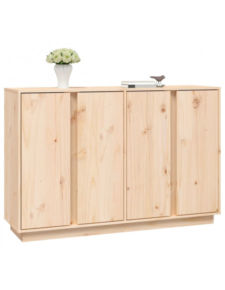 Credenza 120x35x80 cm in Legno Massello di Pino