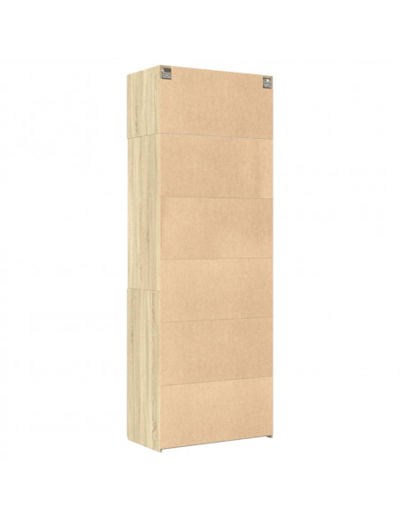 Armadietto Rovere Sonoma 80x42,5x225 cm in Truciolato