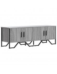 Mobile Porta TV Grigio Sonoma 122x34x41cm in Legno Multistrato 2