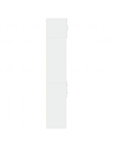 Mobile Sottile Bianco 30x42,5x225 cm in Truciolato