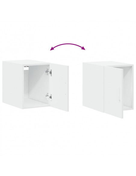 Mobile Sottile Bianco 30x42,5x225 cm in Truciolato