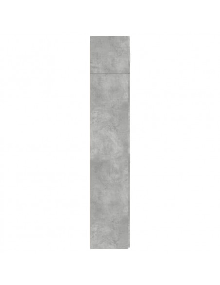 Armadietto Grigio Cemento 70x42,5x225 cm in Legno Multistrato