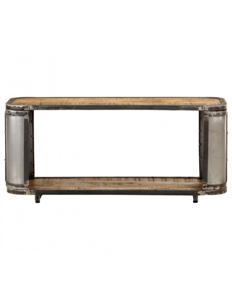 Mobile Porta TV 90x30x40 cm in Legno Massello di Mango