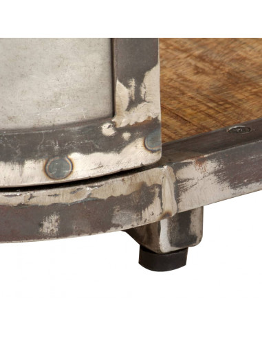 Mobile Porta TV 90x30x40 cm in Legno Massello di Mango