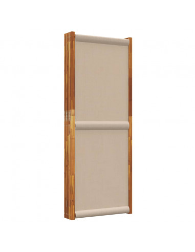 Divisorio a 5 Pannelli Tortora 350x180 cm