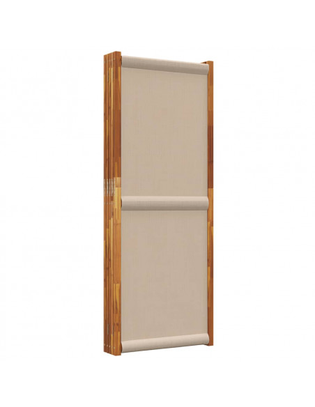 Divisorio a 5 Pannelli Tortora 350x180 cm