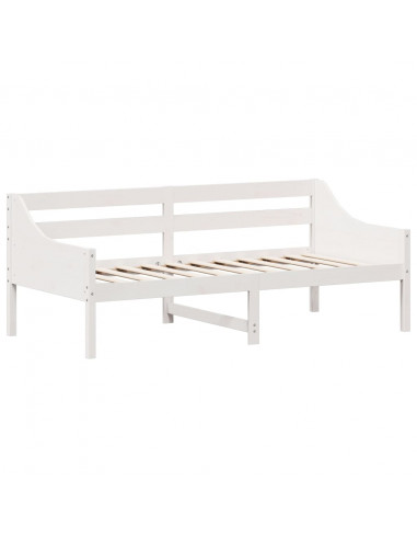 Dormeuse Bianca 90x190 cm in Legno Massello di Pino