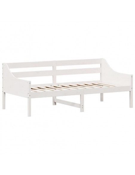 Dormeuse Bianca 90x190 cm in Legno Massello di Pino
