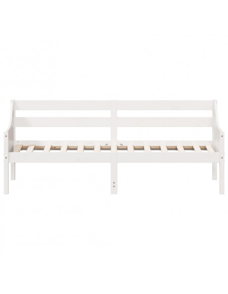 Dormeuse Bianca 90x190 cm in Legno Massello di Pino