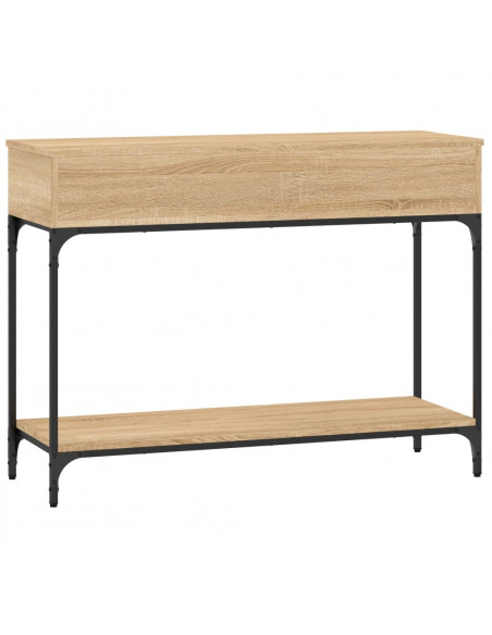 Tavolino Consolle Rovere Sonoma 100x34,5x75cm Legno Multistrato
