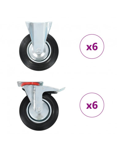 Rotelle 12 pz 200 mm