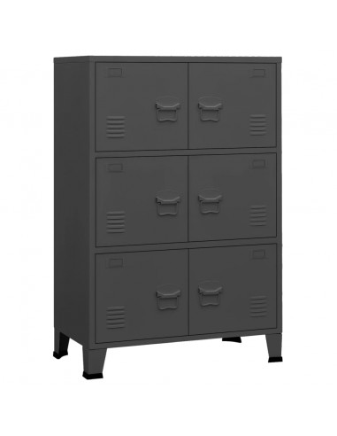 Classificatore Industriale Antracite 75x40x115 cm in Metallo