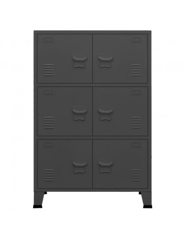 Classificatore Industriale Antracite 75x40x115 cm in Metallo