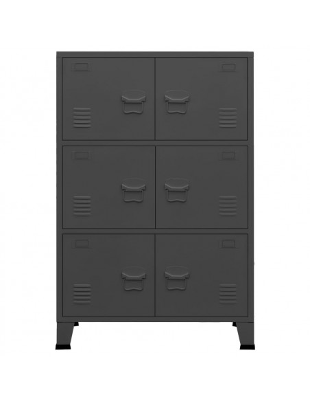 Classificatore Industriale Antracite 75x40x115 cm in Metallo