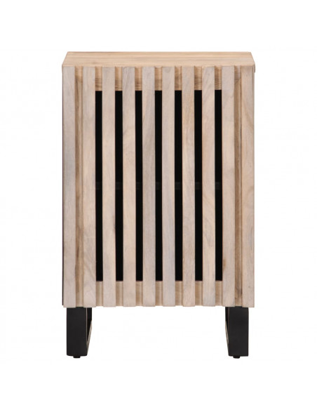Mobile da Bagno 38x34x58 cm in Legno Massello di Mango