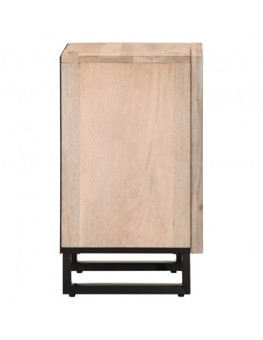 Mobile da Bagno 38x34x58 cm in Legno Massello di Mango