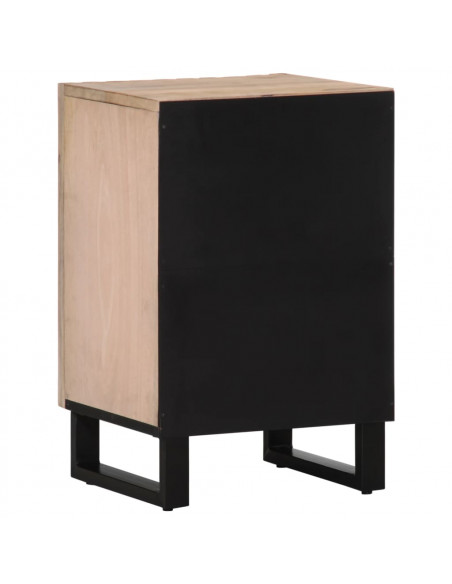 Mobile da Bagno 38x34x58 cm in Legno Massello di Mango