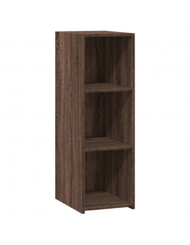 Credenza Rovere Marrone 30x41x93 cm in Legno Multistrato