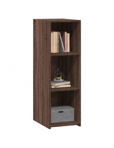 Credenza Rovere Marrone 30x41x93 cm in Legno Multistrato