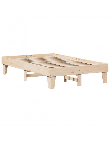 Letto senza Materasso 120x200 cm in Legno Massello di Pino