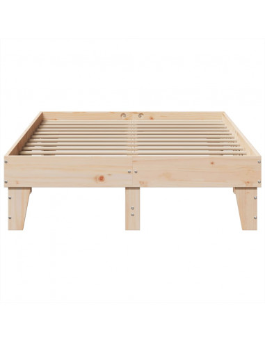 Letto senza Materasso 120x200 cm in Legno Massello di Pino