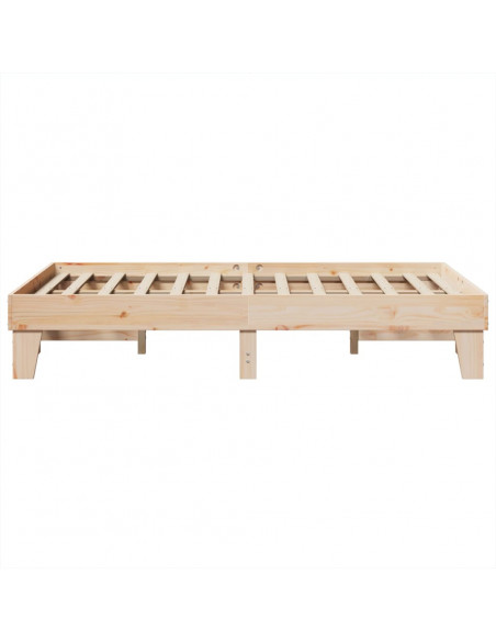 Letto senza Materasso 120x200 cm in Legno Massello di Pino