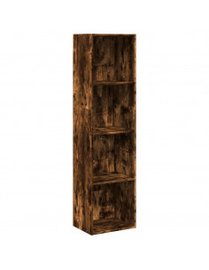 Libreria Rovere Fumo 40x30x152 cm in Legno Multistrato 2