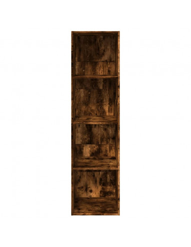 Libreria Rovere Fumo 40x30x152 cm in Legno Multistrato