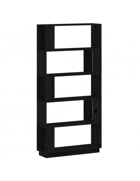 Libreria/Divisorio Bianco 80x25x163,5 cm Legno Massello