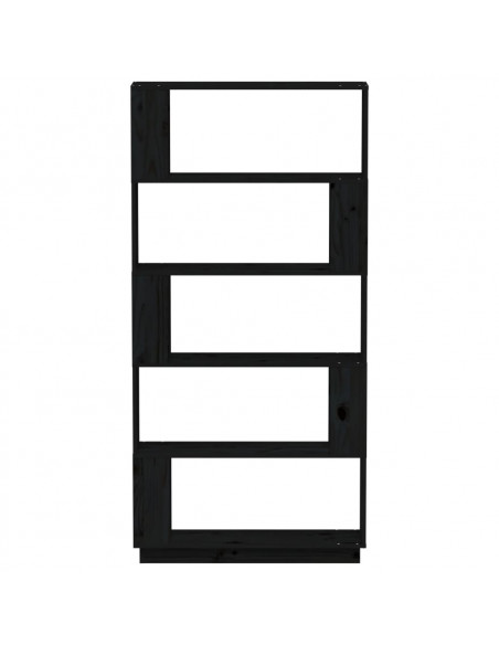 Libreria/Divisorio Bianco 80x25x163,5 cm Legno Massello