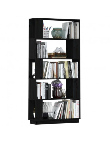 Libreria/Divisorio Bianco 80x25x163,5 cm Legno Massello