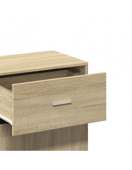 Armadietto Rovere Sonoma 56,5x39x90 cm in Legno Multistrato