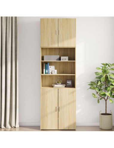 Mobile a Parete Rovere Sonoma 80x42,5x64 cm Legno Multistrato