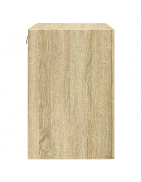 Mobile a Parete Rovere Sonoma 80x42,5x64 cm Legno Multistrato