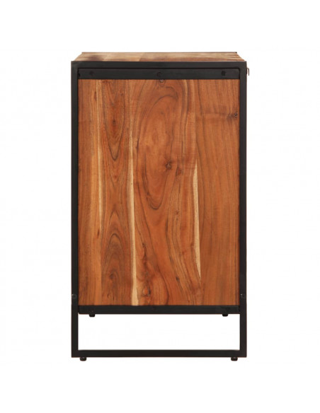 Scarpiera 67x38x65 cm in Legno Massello di Acacia