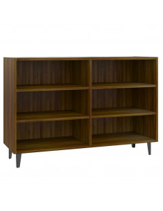 Credenza Rovere Marrone 103,5x35x70 cm in Truciolato 2