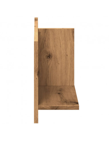 Mobile a Parete 70x16,5x30 cm Artigianale in Legno Multistrato