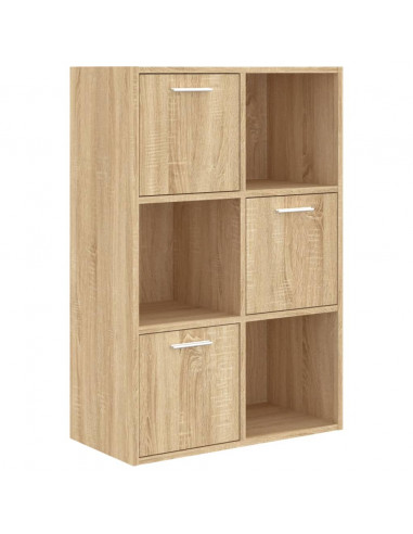 Armadietto Rovere Sonoma 60x29,5x90 cm in Legno Multistrato