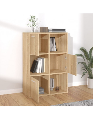 Armadietto Rovere Sonoma 60x29,5x90 cm in Legno Multistrato