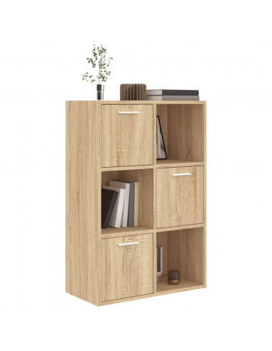 Armadietto Rovere Sonoma 60x29,5x90 cm in Legno Multistrato